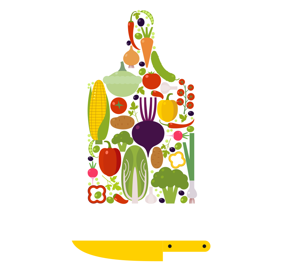 Organic Food Fruit Vegetable Illustration - Organic Food Fruit Vegetable Illustration (931x897)