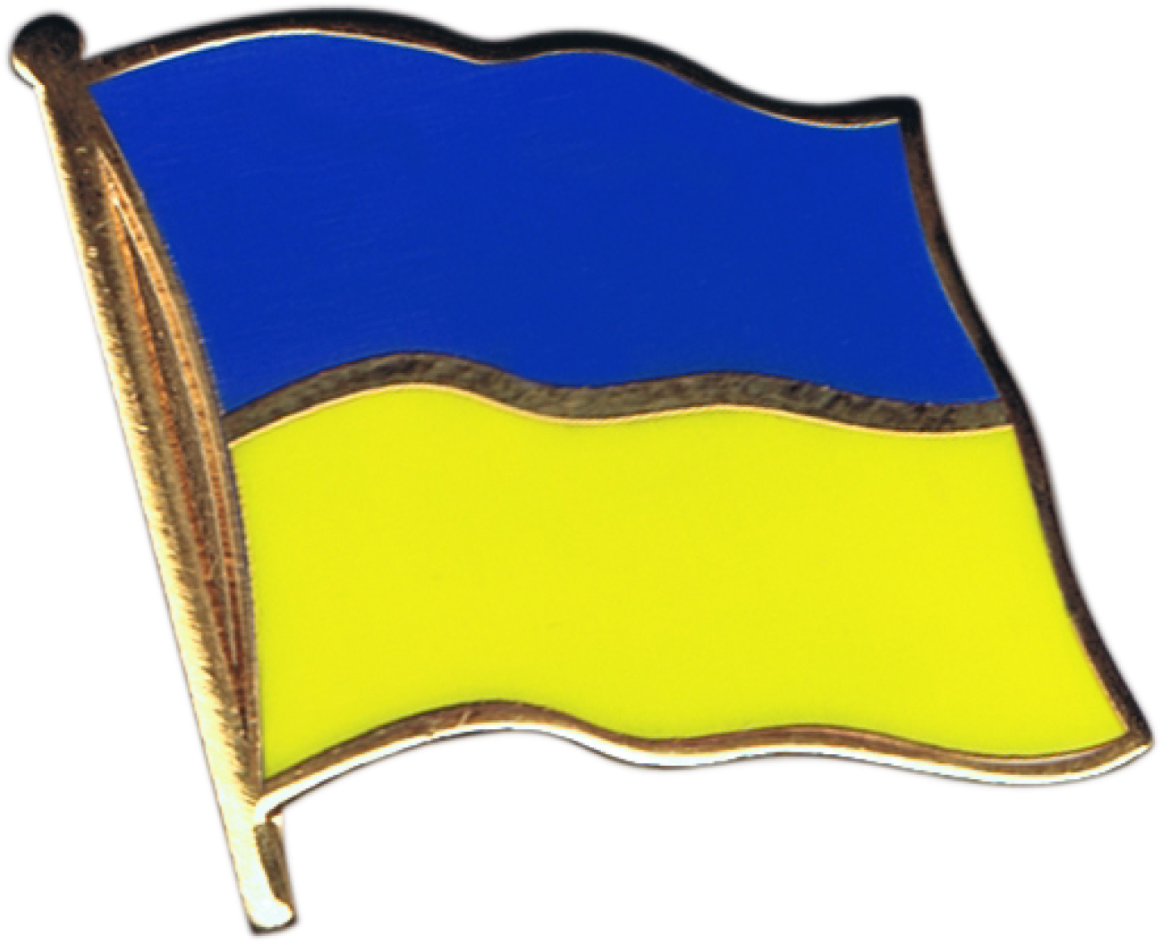 Ukraine Flag Pin, Badge - Qatar Flag Pin Badge 2x2cm (1500x1197)