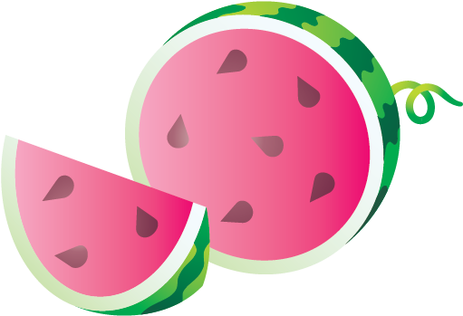 Watermelon Citrullus Lanatus Seed Euclidean Vector - Watermelon (630x582)