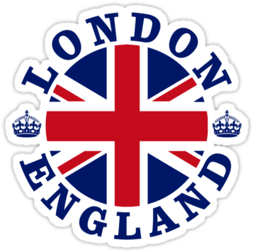 London Clipart London Flag Clipart - Designed And Made In Britain (375x360)