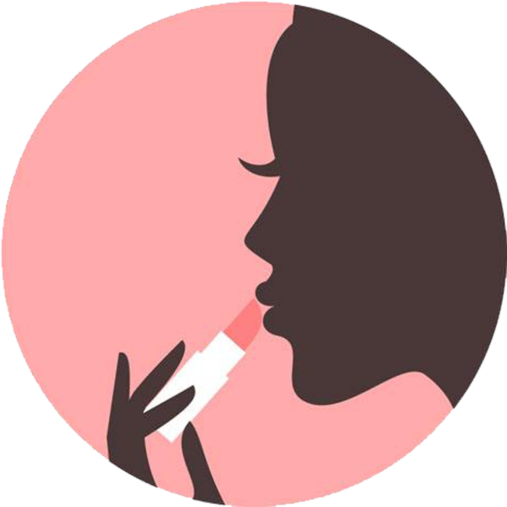 Cosmetics Silhouette - Make Up Girls Graphic Png (1500x1500)