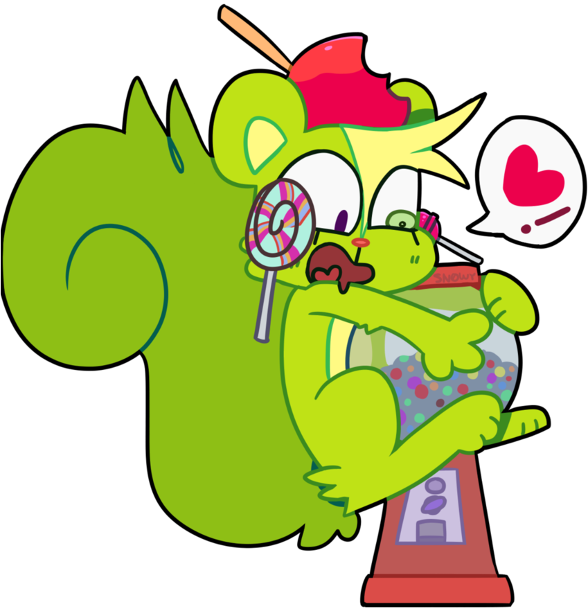 Nutty-[happytreefriends] By Snowyacorn - Nutty Happy Tree Friends (870x919)