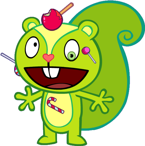 Nutty Profile Picture Happy Tree Friends - Happy Tree Friends Nutty Intro (519x524)