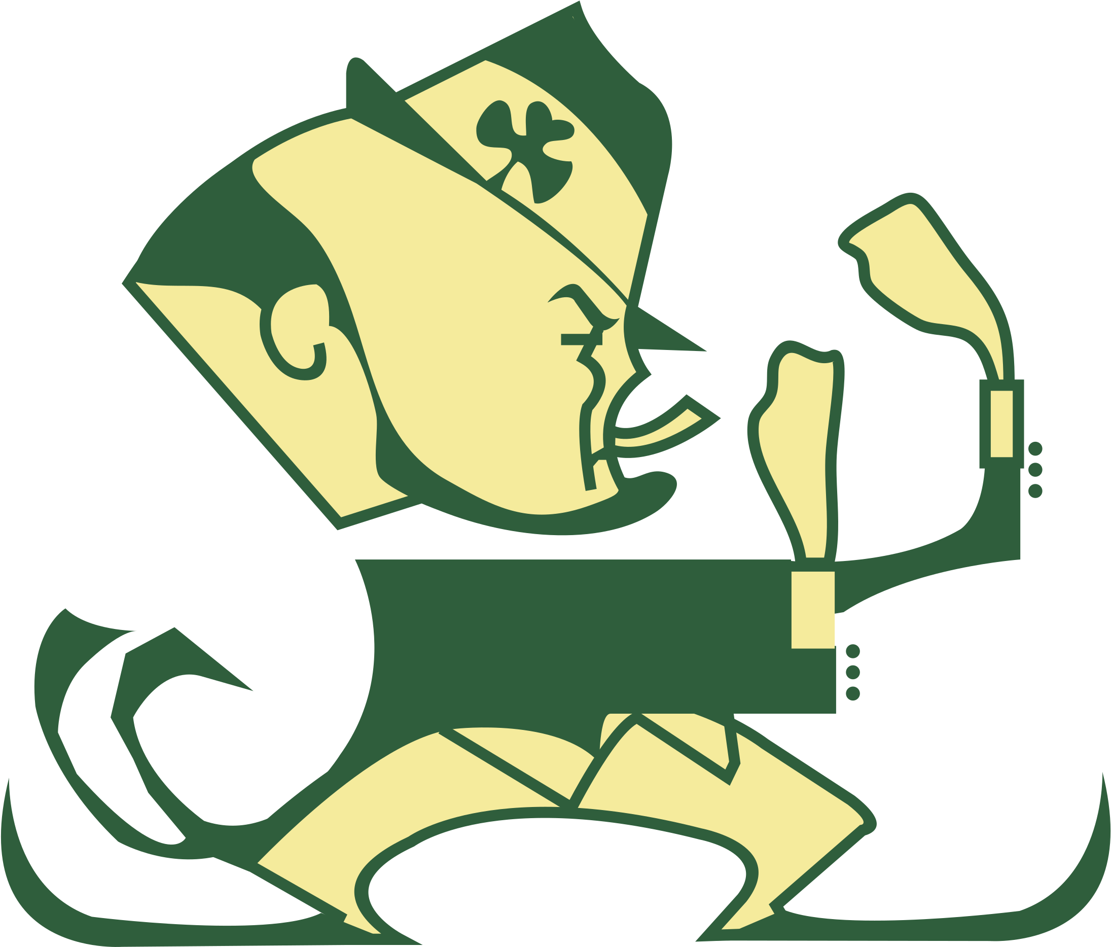 Notre Dame Fighting Irish Logo Png Transparent - Notre Dame Fighting Irish (2400x2400)