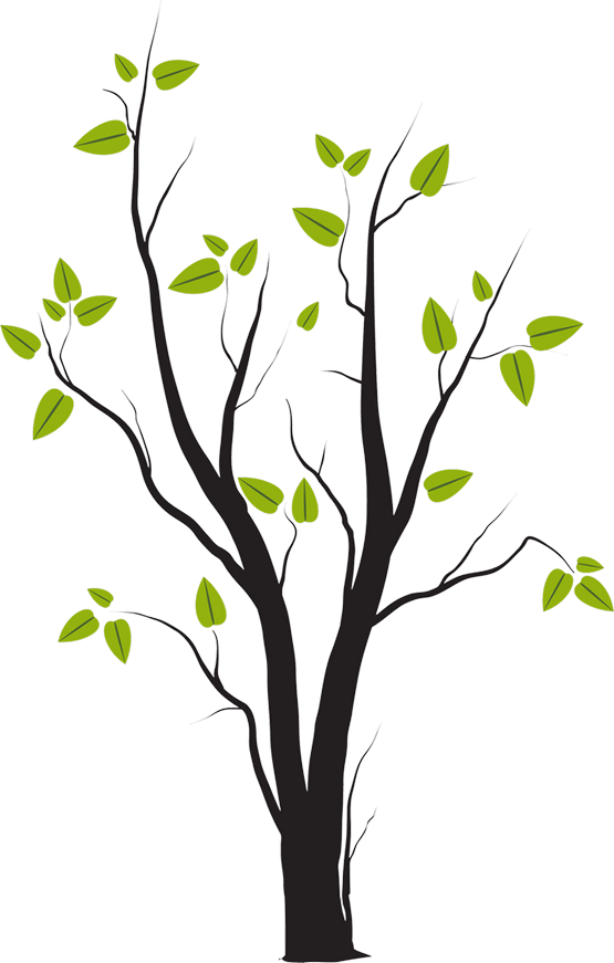 Tubes Arbres / Arbustes / Feuillages - Save The Date Karten (555x871)