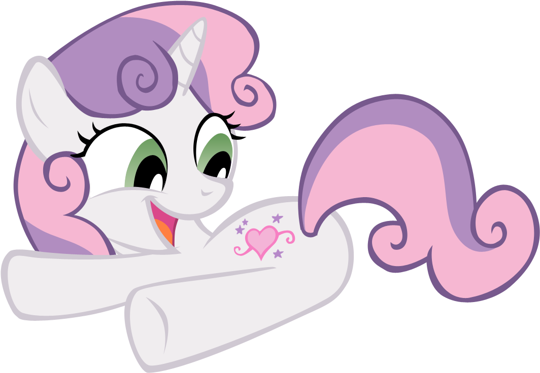 Cutie Mark, G3, Safe, Simple Background, Solo, Sweetie - Sweetie Belle Cutie Mark (1087x749)