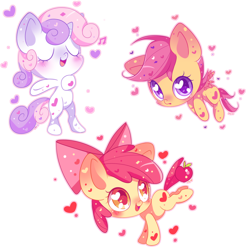 Cutie Mark Crusaders Mlc By Ipun - My Little Pony: Friendship Is Magic (900x900)