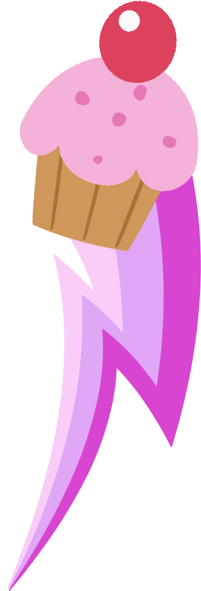 Mlp Pinkie Foal Pandora Cutie Mark - Mlp Cupcake Cutie Mark (468x1248)