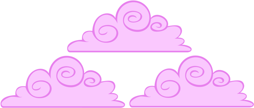Sugar Cloud's Cutie Mark [request] By Lahirien - Cotton Candy Clouds Clipart (900x397)
