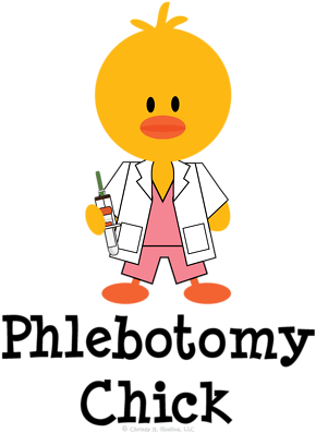 Phlebotomy Cartoon - Phlebotomy Chick Magnet (400x400)