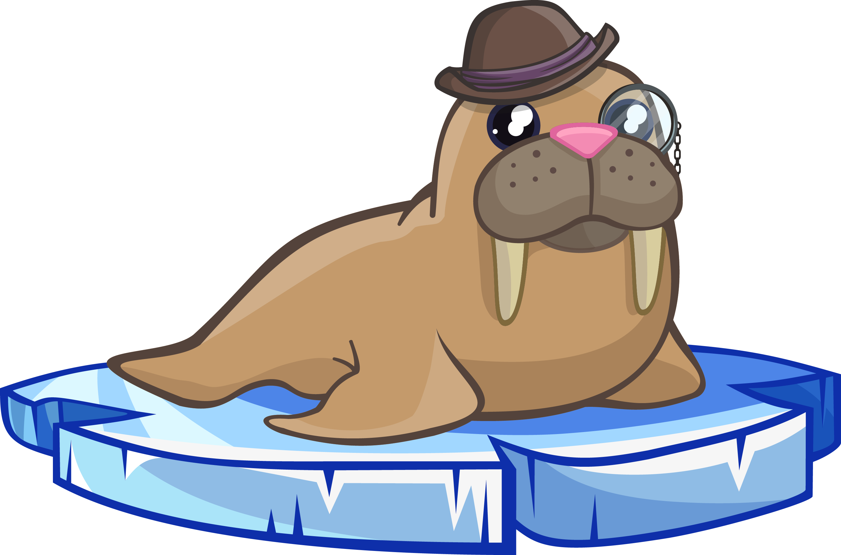 Animals, Walrus Clipart - Walrus Clipart (2909x1918)