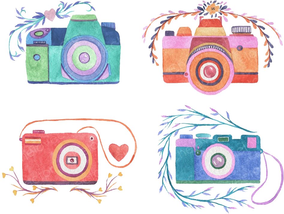 Camera Watercolor Painting Photography Drawing Logo Camara Fotografica Vintage 1160x772 Png Clipart Download