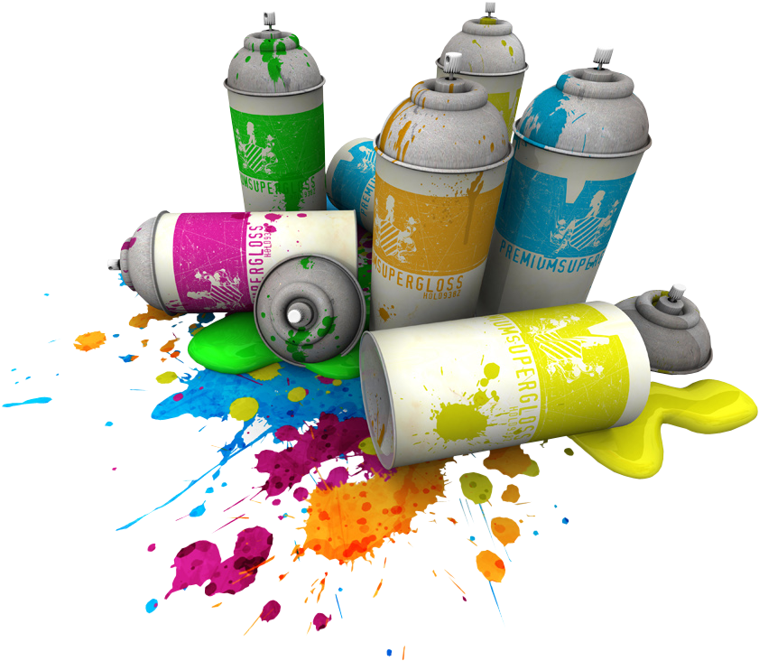 Aerosol Paint Spray Painting Aerosol Spray Paper - Paint Can No Background (880x790)