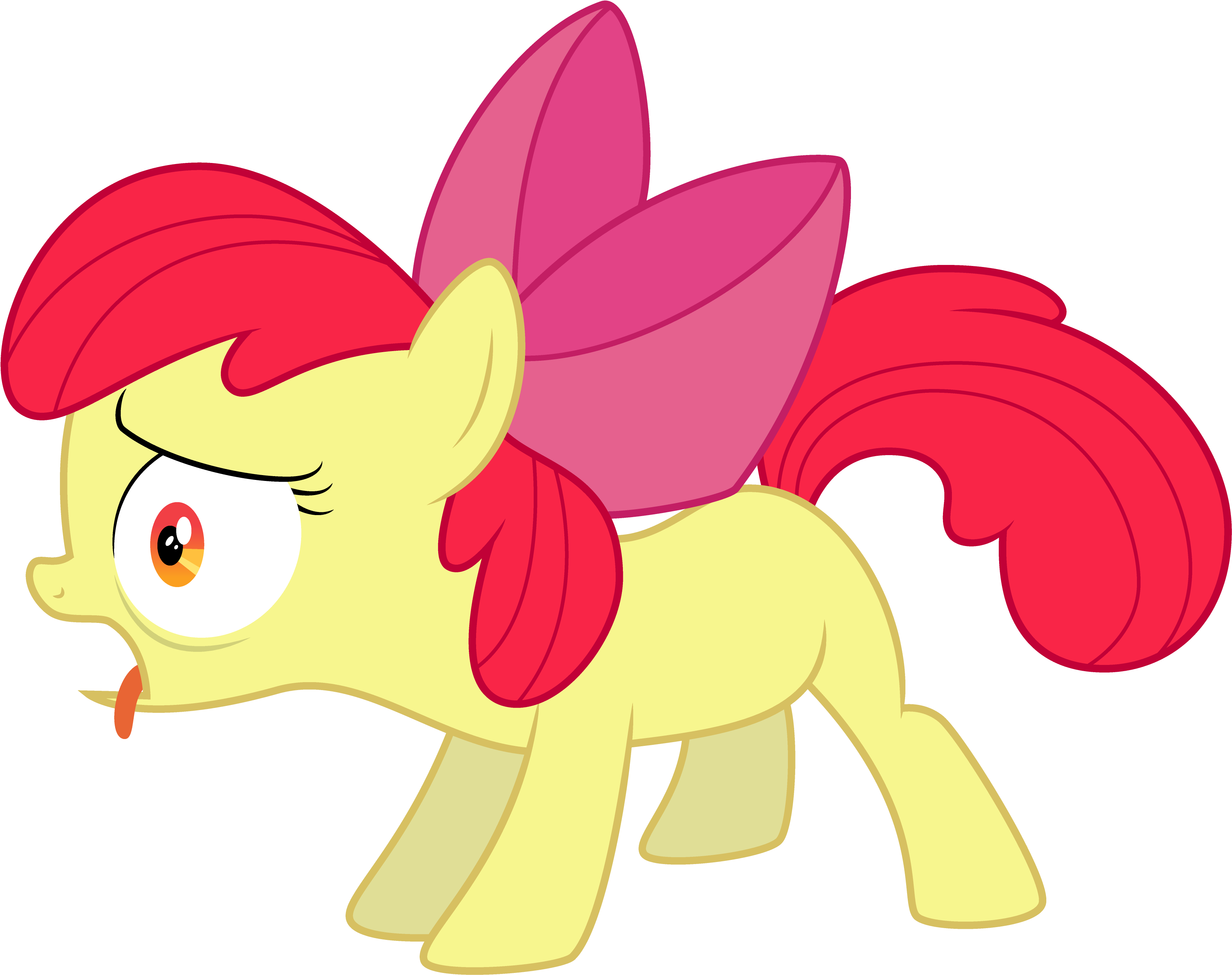 Apple Bloom Apple Cutie Mark For Kids - Apple Bloom Pony Base (3746x3000)