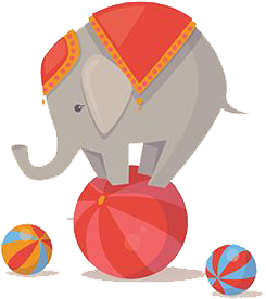 Visual Arts Circus Elephant Illustrator Illustration - Circus (564x451)