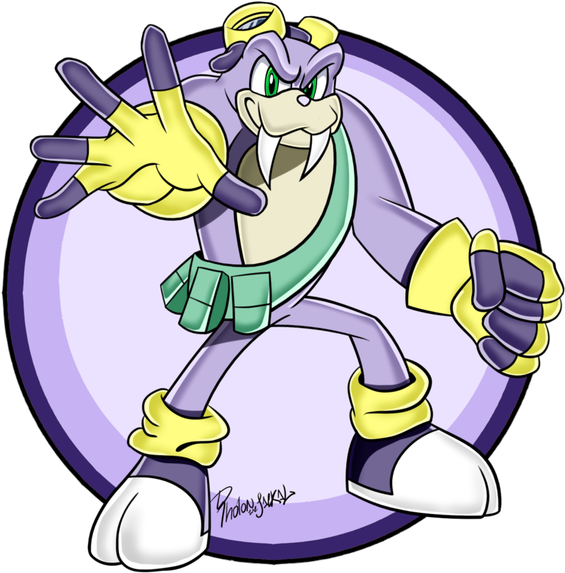 Rotor The Walrus By Thedarkshadow1990 Rotor The Walrus - Sonic Rotor The Walrus (1024x1024)
