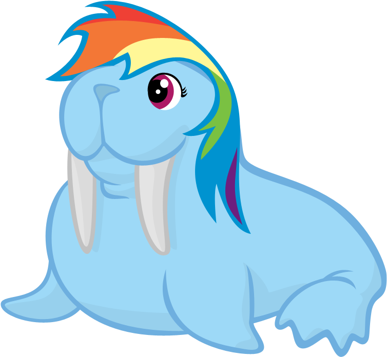 My Little Walrus, I Used To Wonder What Pinnipeds Could - My Little Walrus, I Used To Wonder What Pinnipeds Could (774x718)