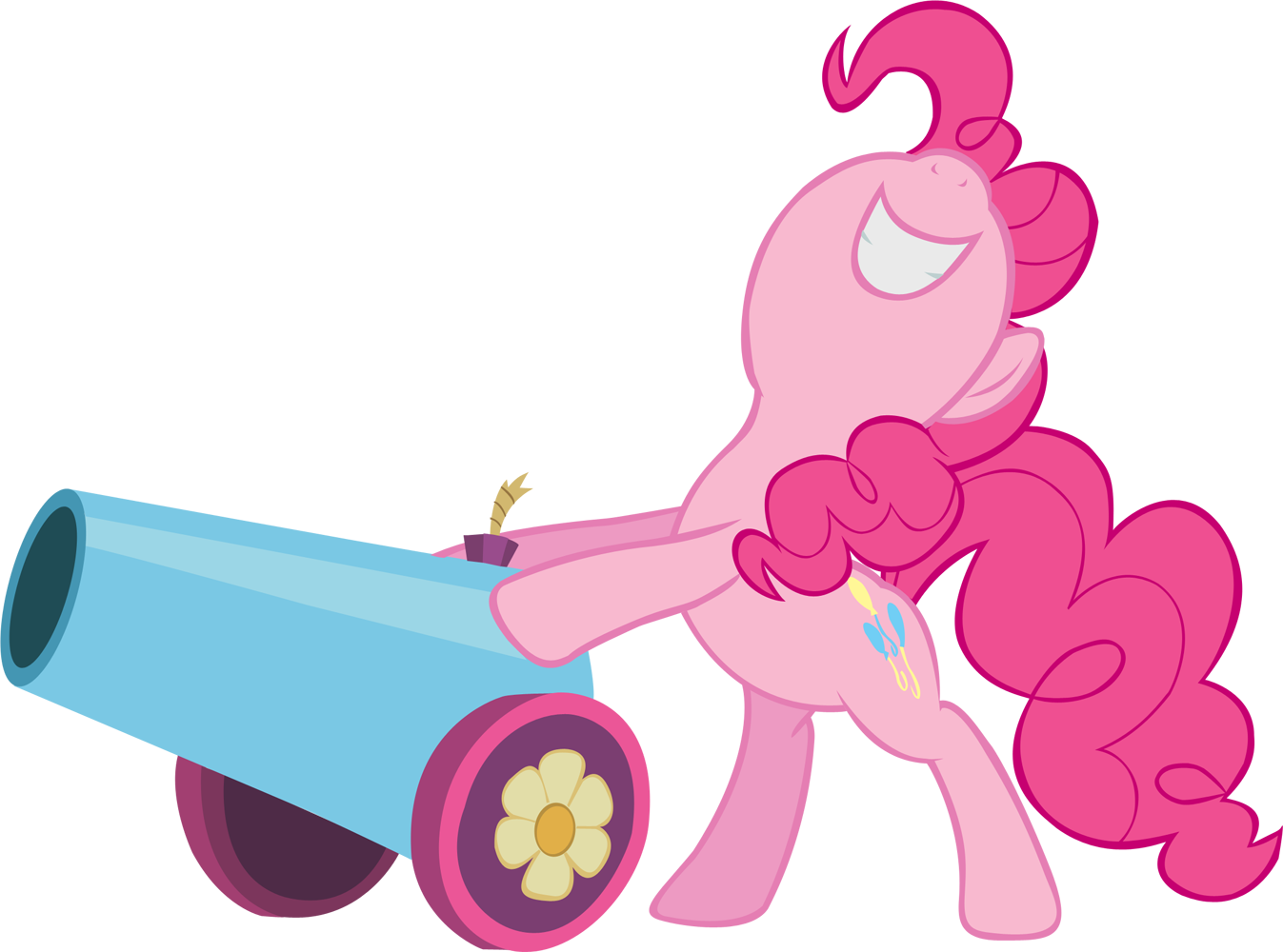 Pinkie Pie Party Cannon By Totalcrazyness101 - My Little Pony Pinkie Pie Party (1347x1000)