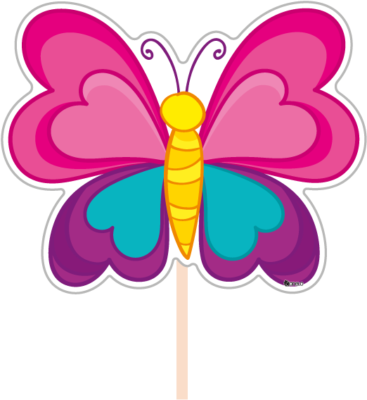 Photocall Gift Party Accesories Butterflies Photobooth - Butterfly (600x600)