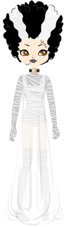The Bride Of Frankestein By Marasop - Doll (263x768)
