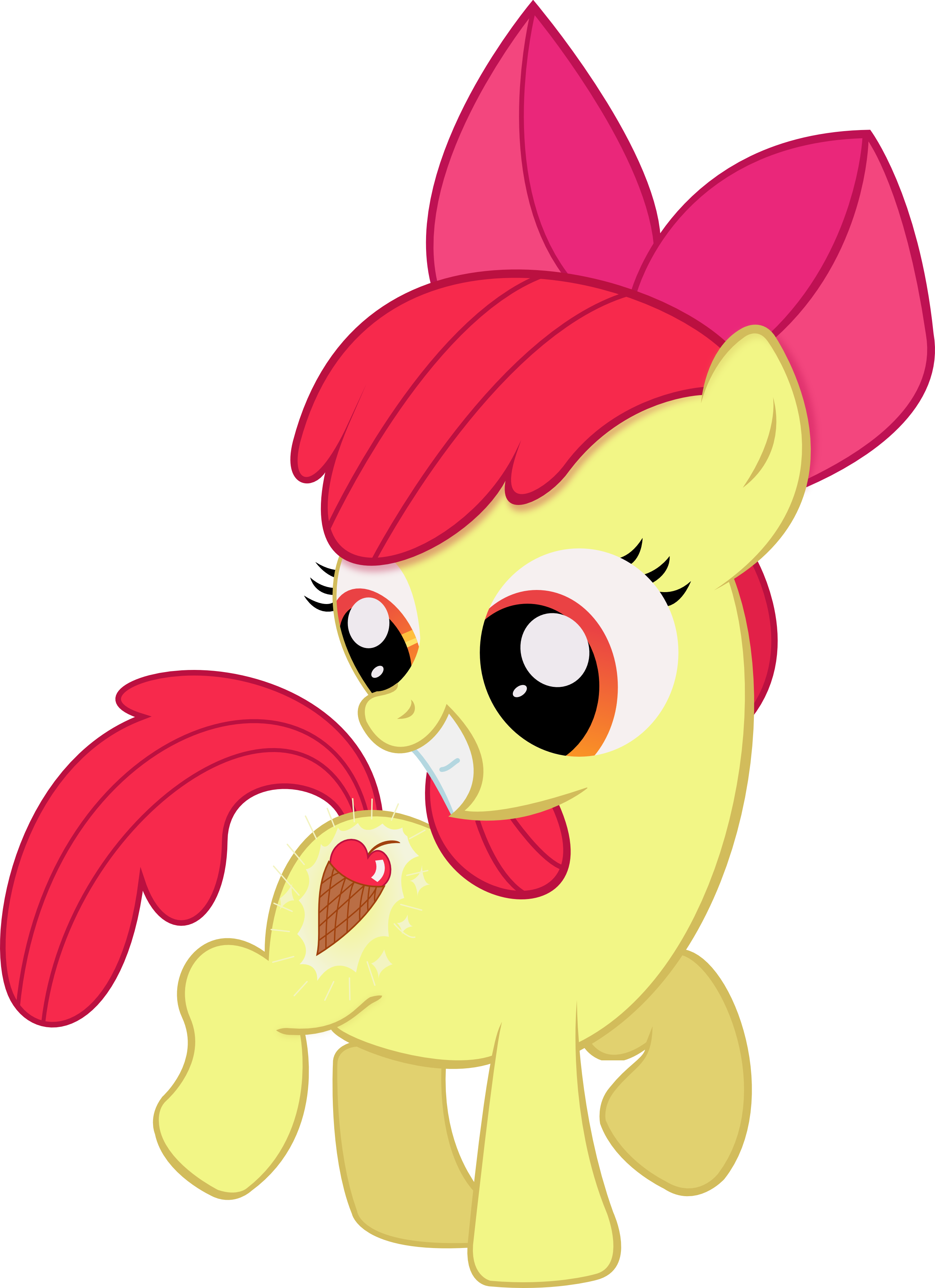 Mlp Alicorn Apple Bloom (2596x3576)