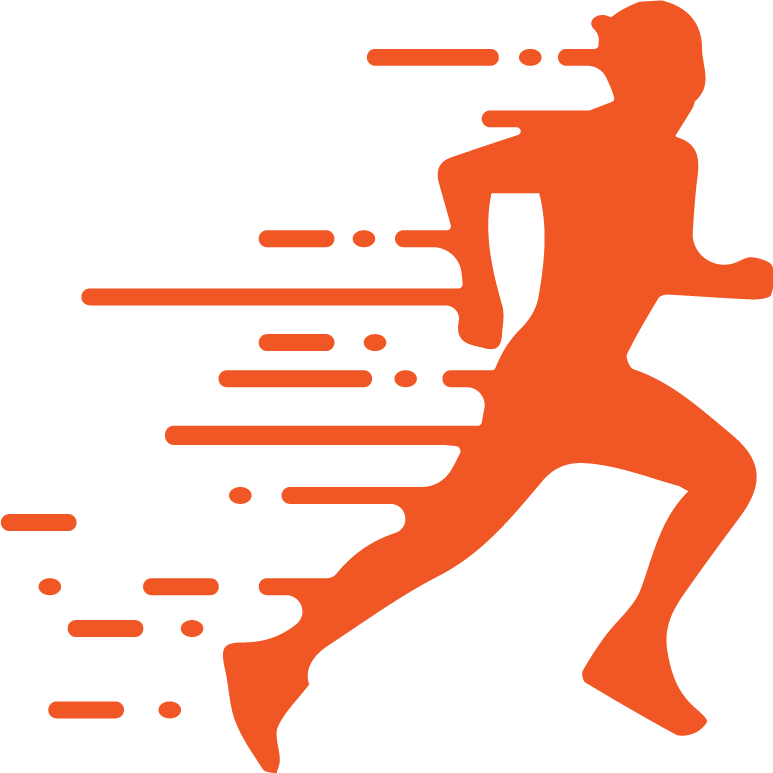 Marker Silhouette Download - Running Logo (773x773)