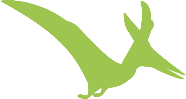 How To Set Use Pterodactyl Silhouette Svg Vector - Pterodactyl Clip Art (600x319)