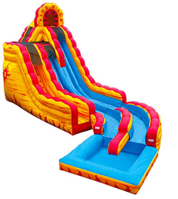 Book Now - Water Bounce House Slide (609x683)