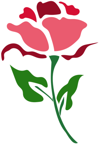 Red Rose Stem Icon Transparent Png - Rosas Vermelhas Em Um Fundo Branco (512x512)