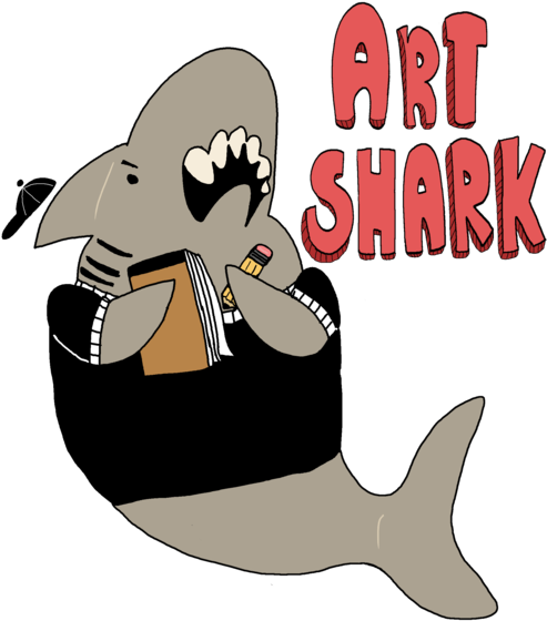 Art Shark In Color - Art (545x600)