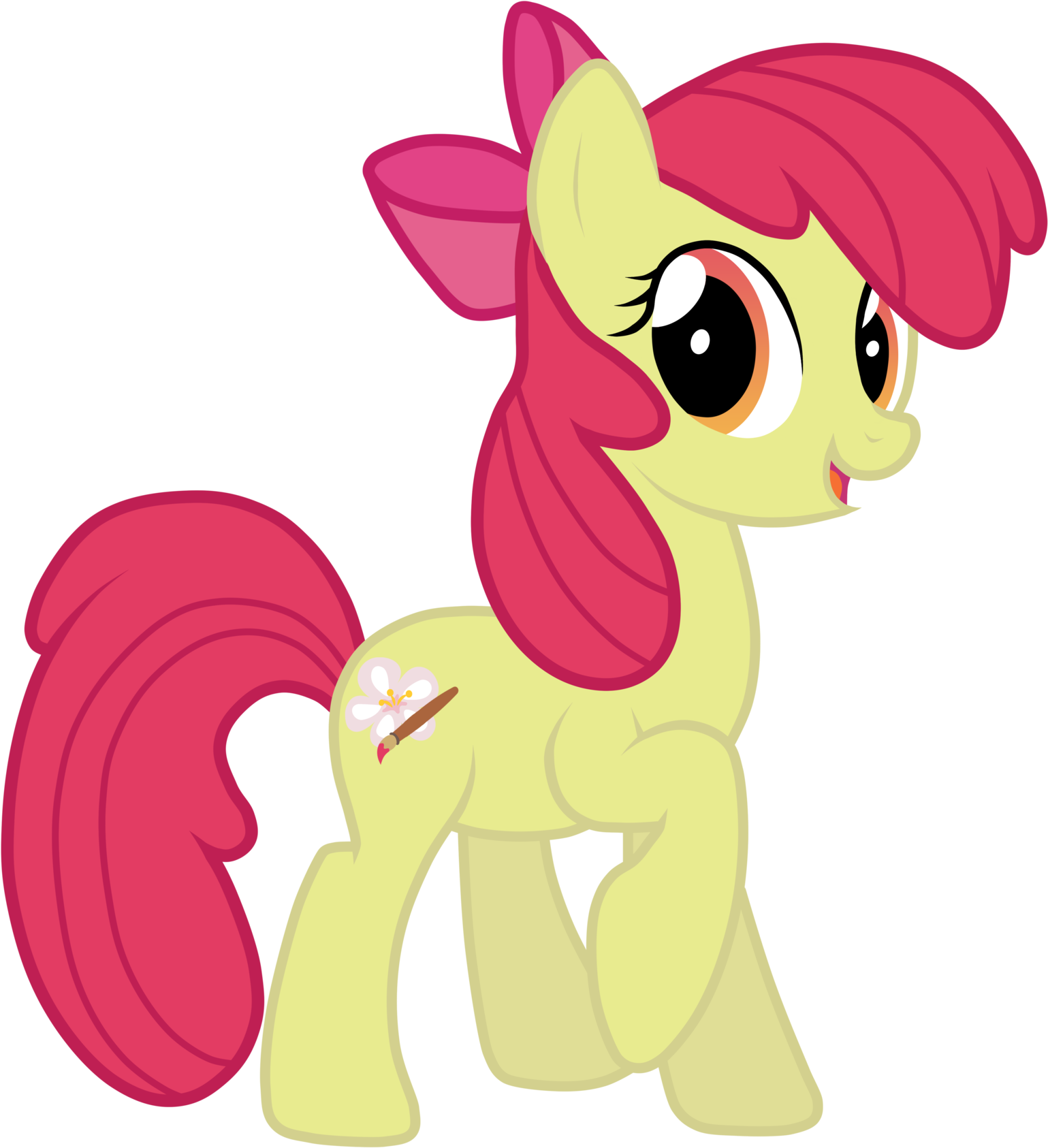 My Little Pony Apple Bloom Grown Up - Apple Bloom Grown Up (1600x1757)