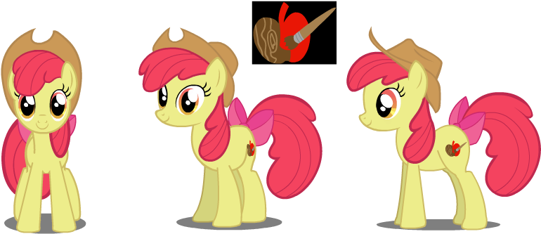 Mare Applebloom Otc's Version By Hakunohamikage - Mlp Adult Apple Bloom (800x400)