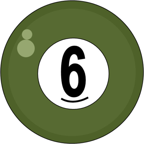 Clear Background Clipart Free Pool Ball Clip Art Billiard - Cricket Fielding Positions (600x600)