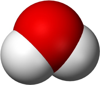 H2o - Molecular Structure Of Water (602x517)