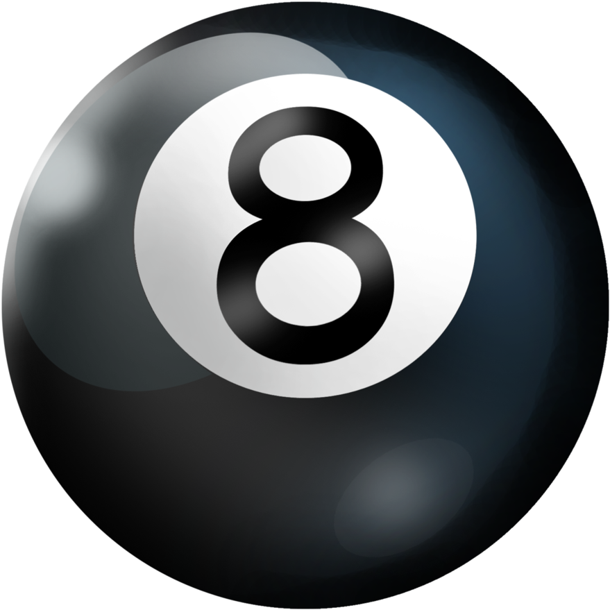 Magic 8 Ball Clip Art - Magic 8 Ball Png (894x894)