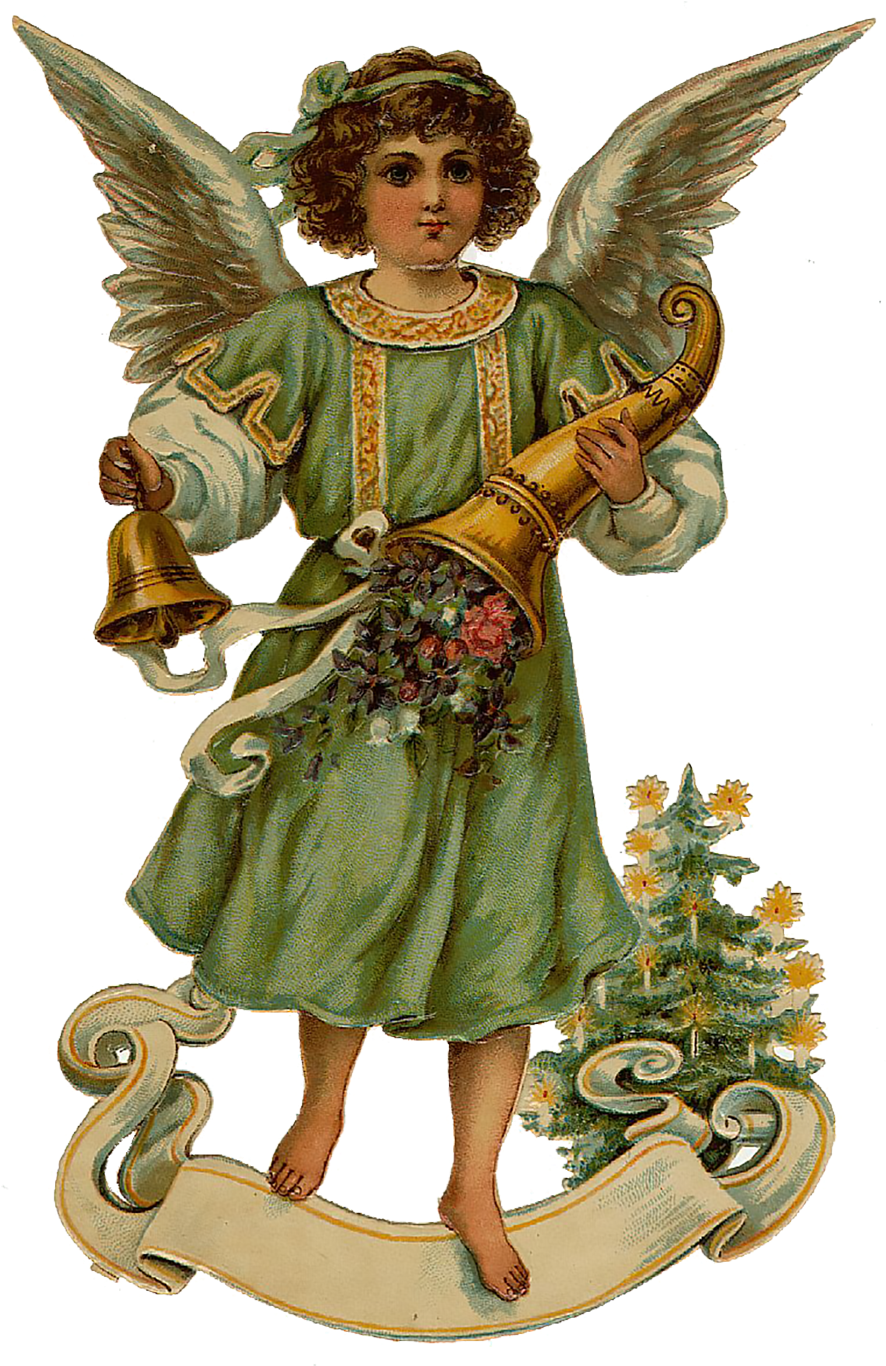 Victorian Christmas Clip Art (900x1373)