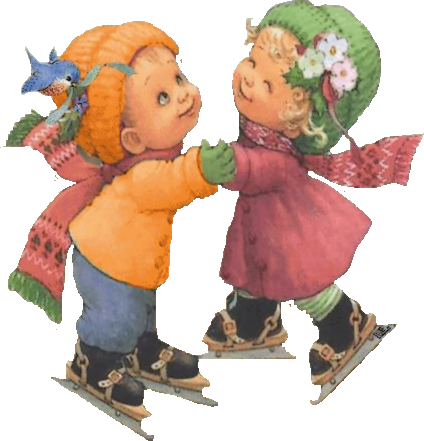 Enfants Qui Patinent 77 - Ruth Morehead Gif (424x441)