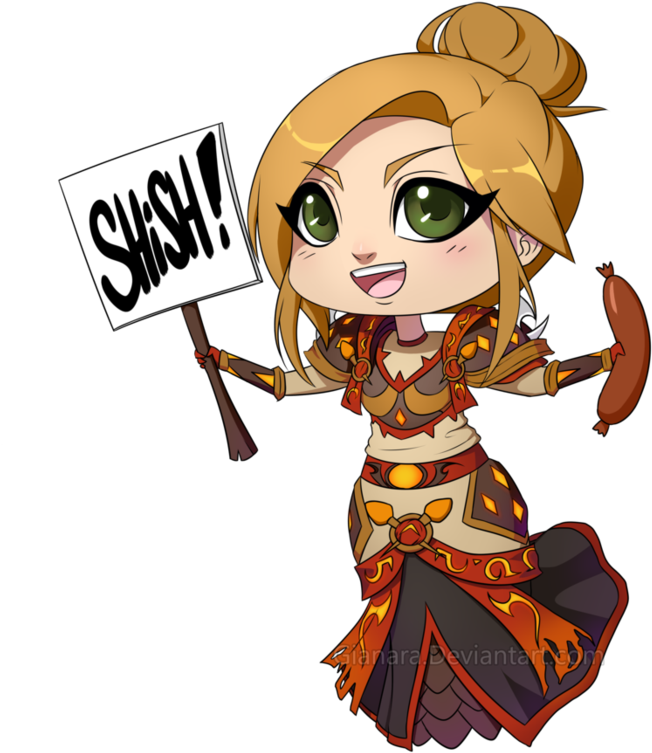 Rhykias By Gianara - Chibi World Of Warcraft Mage (894x894)