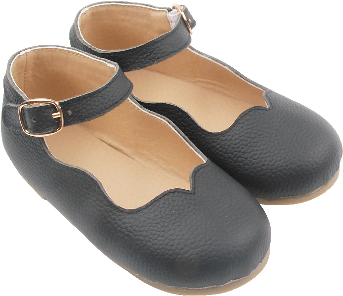 Black Leather Mary Janes - Leather (800x800)