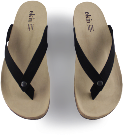 Ekn Sandal Black Vegan Leather - Sustainable Fashion (502x600)
