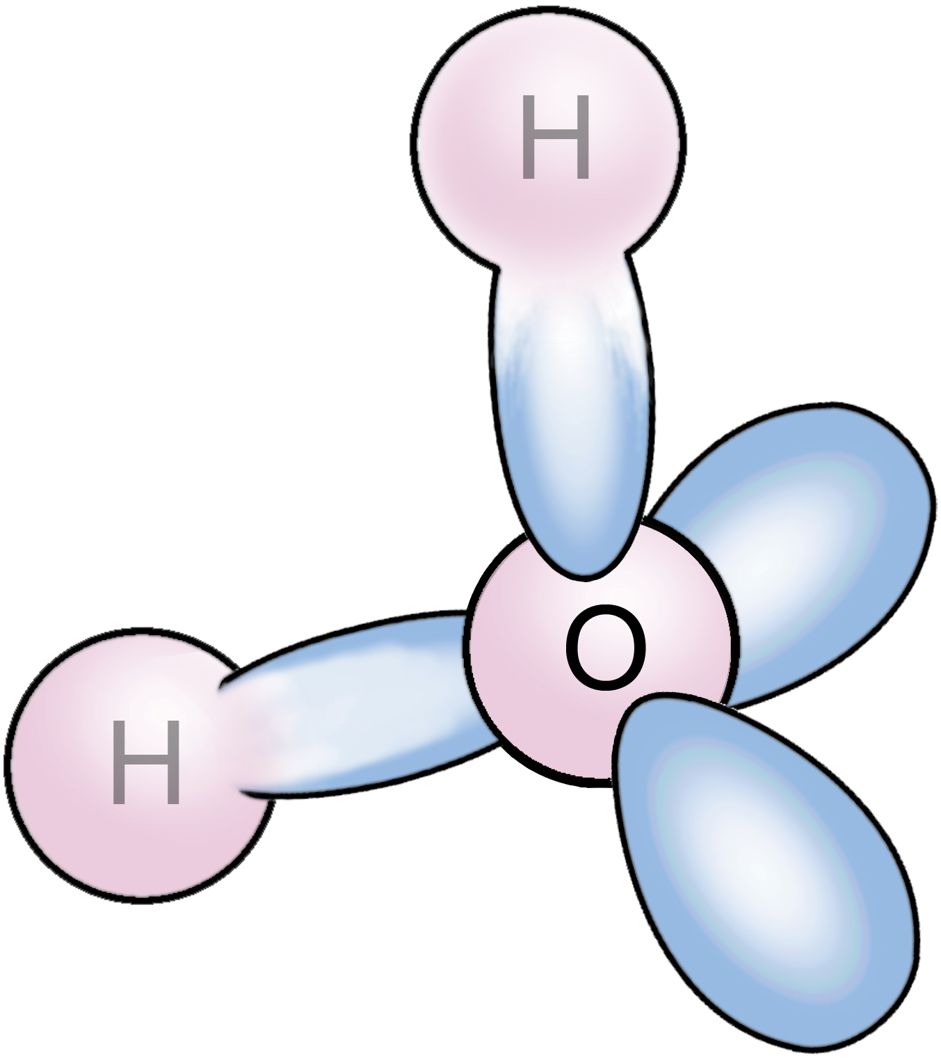 Kugelwolken Molekül H2o Leer - Kugelwolken Molekül H2o Leer (1401x1536)