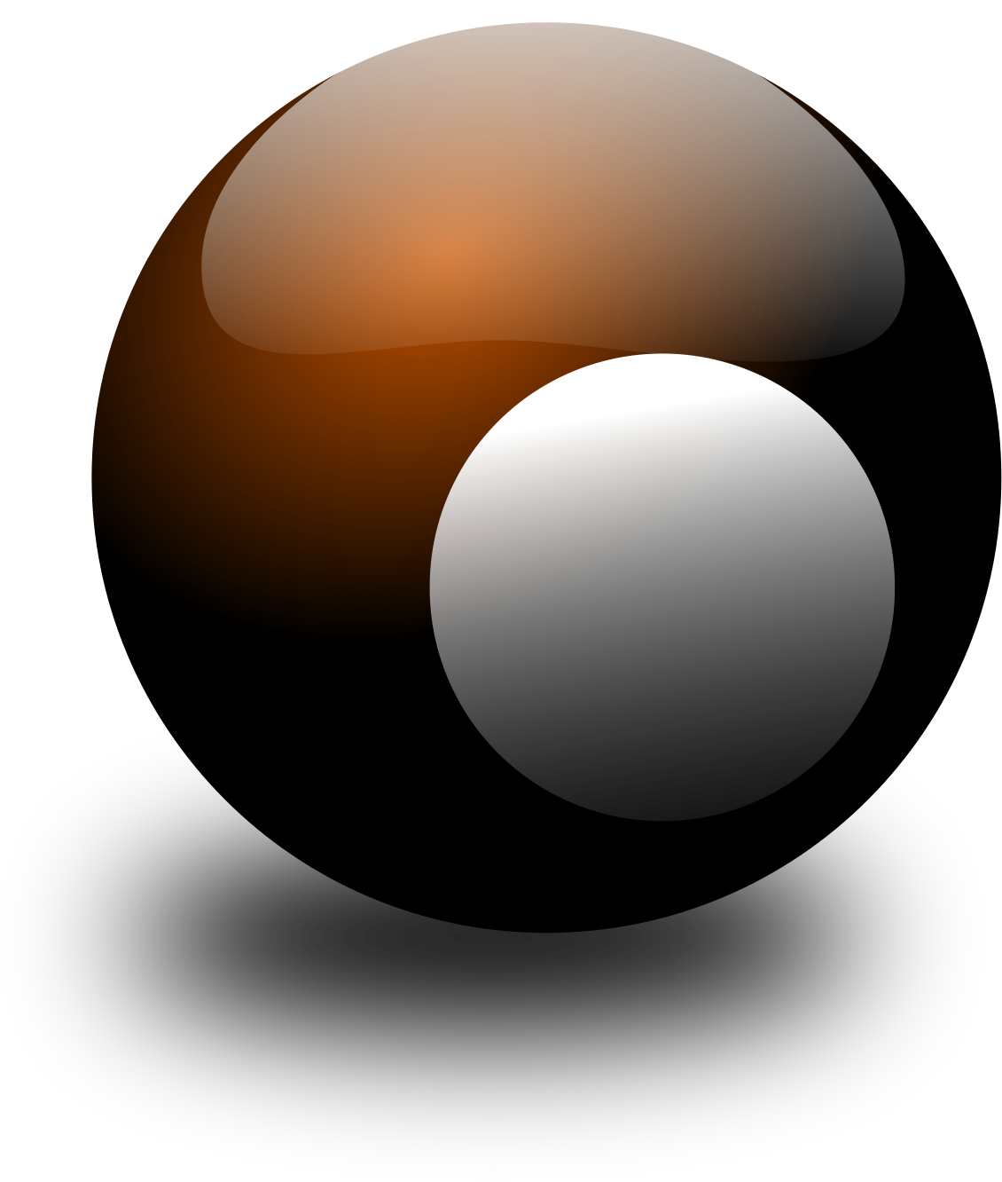 Pin Pool Ball By Gintoki On Pinterest - Boule Blanche 3d Hd Png (1130x1332)