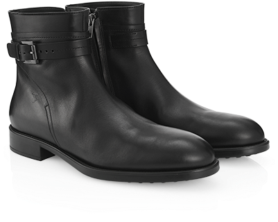 Factory Tods Ankle Boots Of Leather Black Online,tods - Boot (400x520)