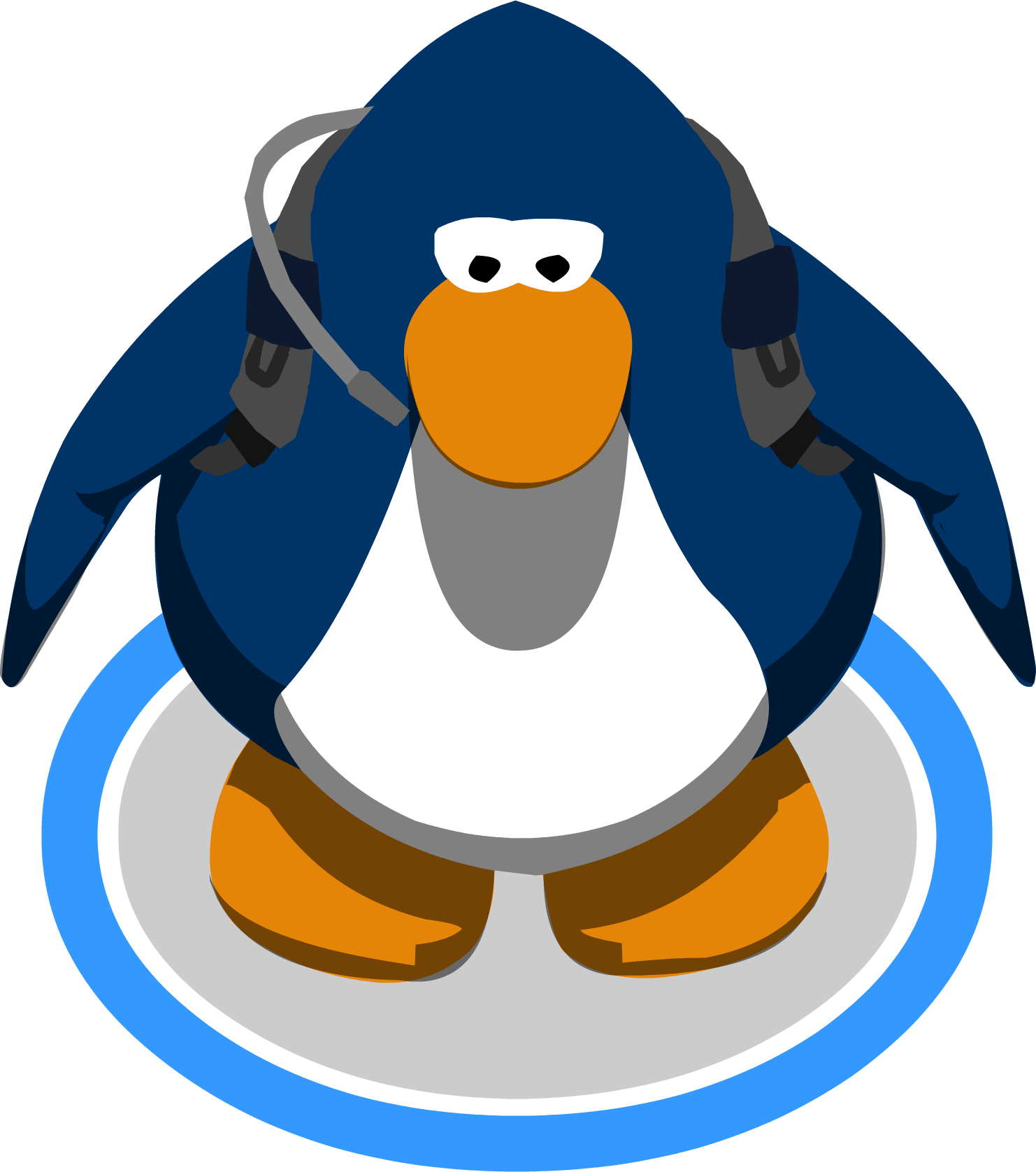 H2o Pack Ig - Club Penguin 3d Penguin (1482x1677)