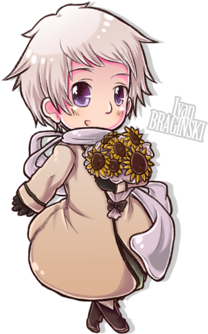 Hetalia Wallpaper Possibly Containing Anime Entitled - Russia Chibi (322x500)