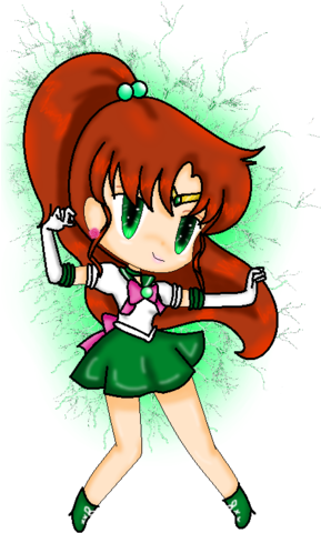 Sailor Moon Wallpaper Entitled Sailor Jupiter Chibi - Hình Thủy Thủ Mặt Trăng Chibi (288x500)