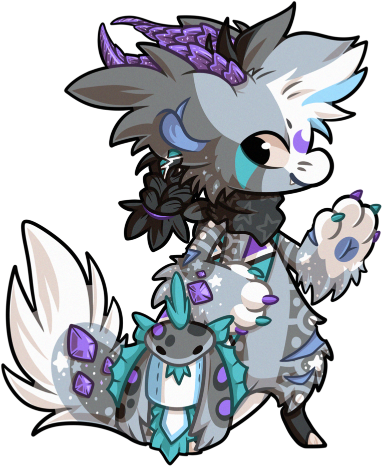 Royal W/m Horns By Momoless - Cartoon (811x986)