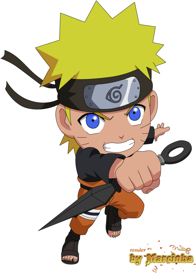 Png Chibi Naruto Shippuden By Marcinha20 - Naruto Png (745x1073)