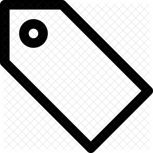Price Tag Icon - Black-and-white (512x512)