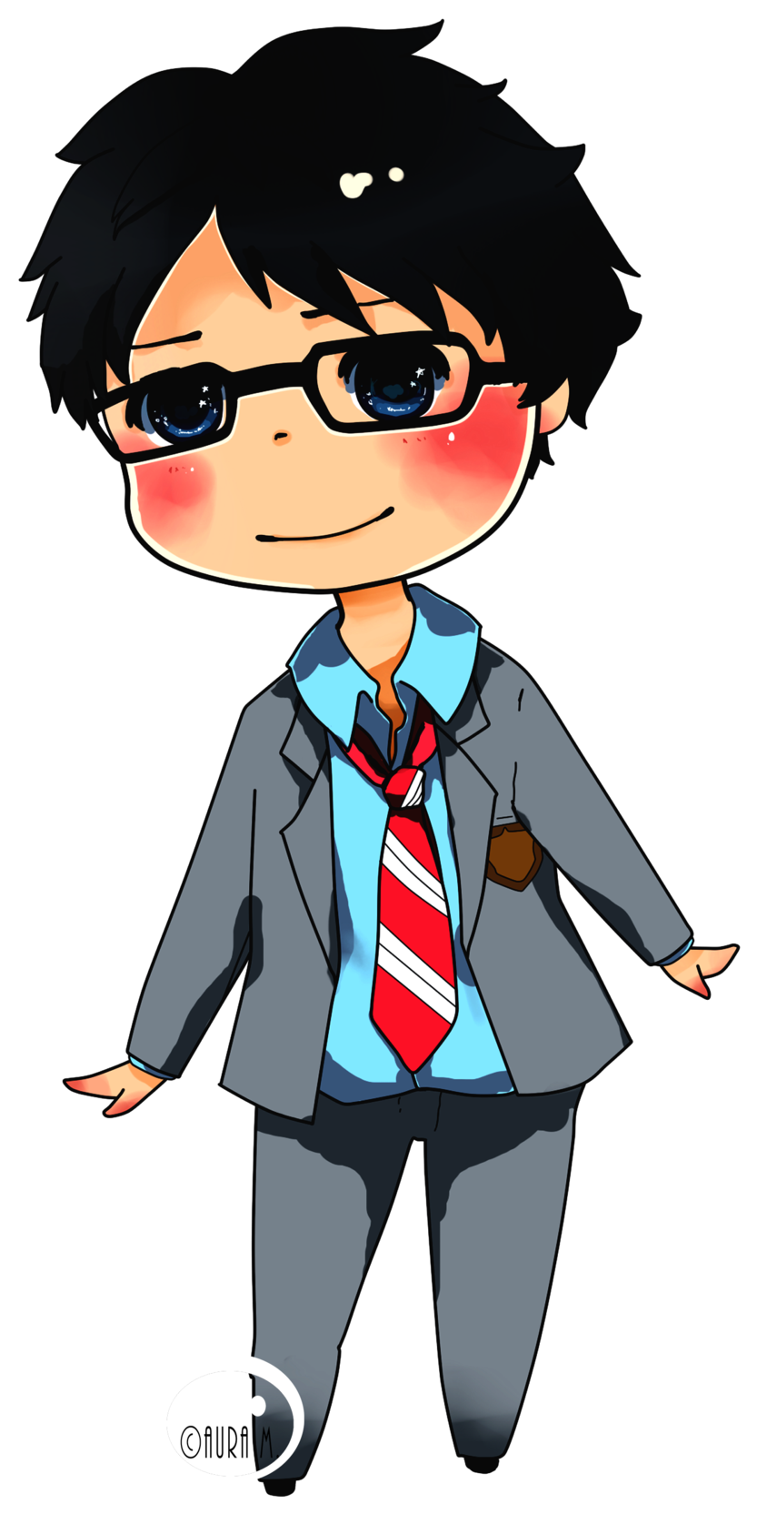 Kousei Arima - Render Arima Kousei Chibi (1024x1724)